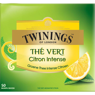 Afbeelding van Twinings Green Lemon Envelop, 50 stuks