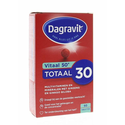 Afbeelding van Dagravit Vitaal 50+ Blister, 60 tabletten