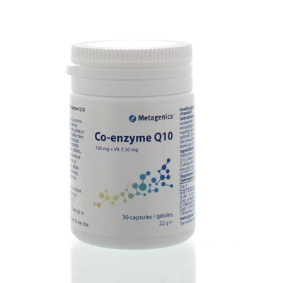Afbeelding van Metagenics Co Enzyme Q10 100mg, 30 capsules