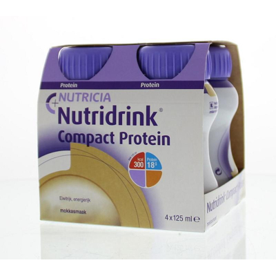 Afbeelding van Nutridrink Compact Protein Mokka 125ml, 4 stuks