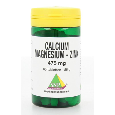 Afbeelding van SNP Calcium magnesium zink 475 mg 60 tabletten