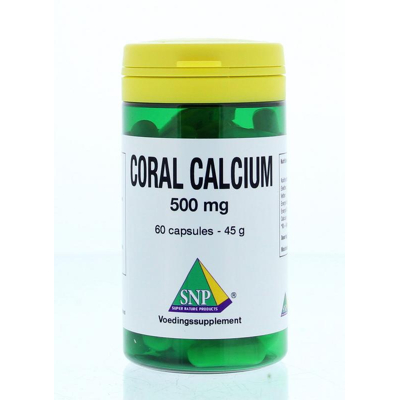 Afbeelding van SNP Coral calcium 500 mg 60 capsules