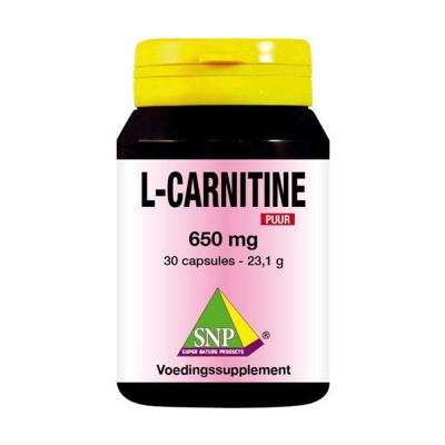 Afbeelding van SNP L Carnitine 650 mg puur 30 capsules