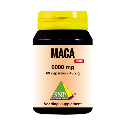 Afbeelding van SNP Maca 6000 mg puur 60 capsules