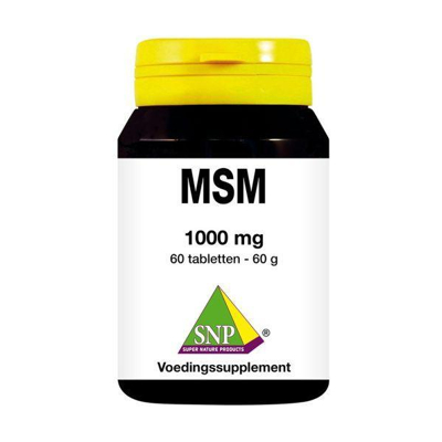 Afbeelding van Snp Msm 1000mg, 60 tabletten