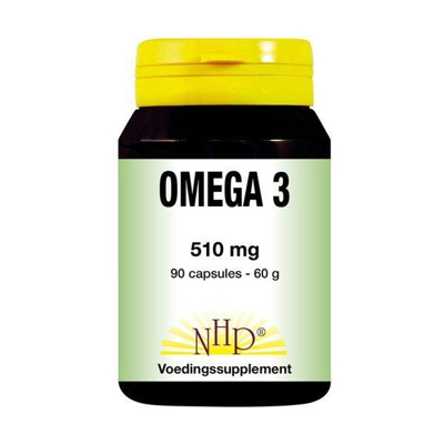 Afbeelding van NHP Omega 3 510 mg 90 capsules