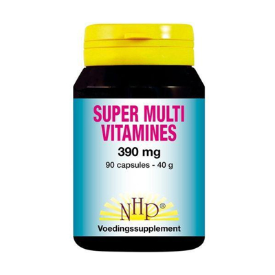 Afbeelding van NHP Super multi vitamines 390 mg 90 capsules