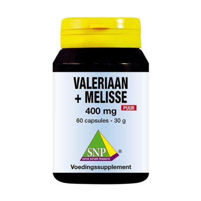 Afbeelding van SNP Valeriaan melisse 400 mg puur 60 capsules