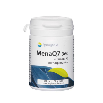 Afbeelding van Springfield Menaq7 360 Vitamine K2 Mcg, 30 Veg. capsules