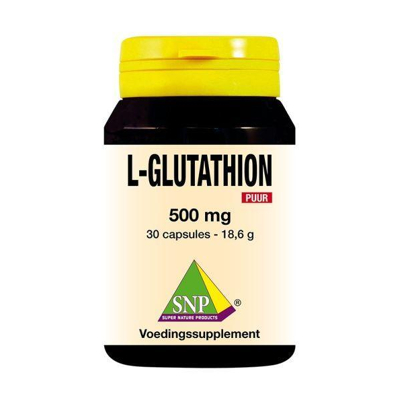 Afbeelding van Snp L glutathion 500 Mg Puur, 30 capsules