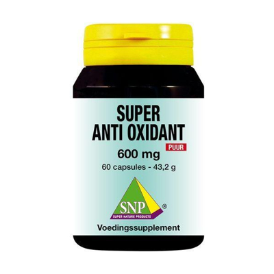Afbeelding van Snp Super Anti Oxidant 600 Mg Puur, 60 capsules