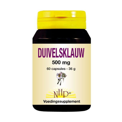 Afbeelding van NHP Duivelsklauw 500 mg 60 capsules