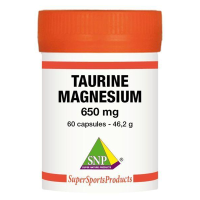 Afbeelding van SNP Taurine 325 mg Magnesium Puur 60 capsules