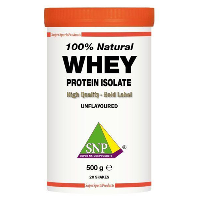 Afbeelding van Snp Whey Proteine Isolate 100% Natural, 500 gram