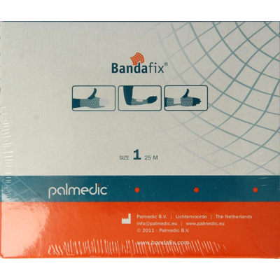Afbeelding van Bandafix Elastisch Netverband Katoen Hand/Onderarm/Pols nr 1. 25m