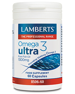 Afbeelding van Lamberts Visolie Omega 3 Ultra 1300mg, 60 capsules
