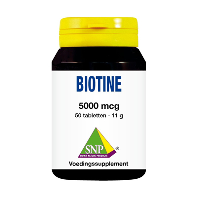 Afbeelding van SNP Biotine 5000 mcg 50 tabletten