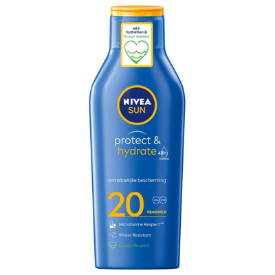 Afbeelding van Nivea Sun protect &amp; hydrate zonnemelk SPF20 400 ml