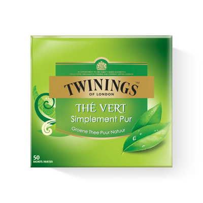 Afbeelding van Twinings Pure green tea 50 zakjes