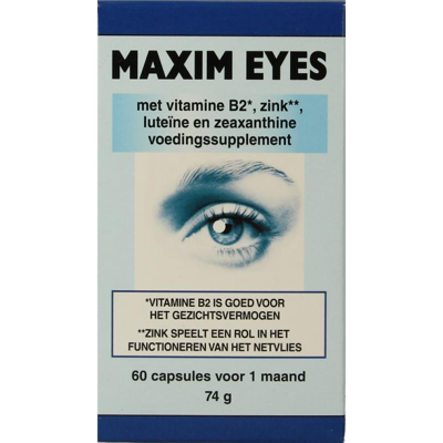 Afbeelding van Horus Pharma Maxim Eyes Capsules 60CP