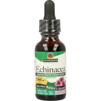 Afbeelding van Natures Answer Echinacea extract 1:1 alcoholvrij 1470 mg 30 ml
