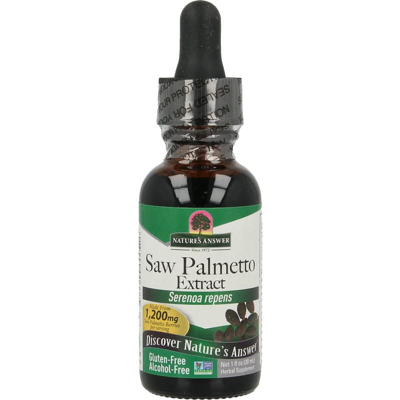 Afbeelding van Natures Answer Saw Palmetto extract 1:1 alcoholvrij 2000 mg 30 ml