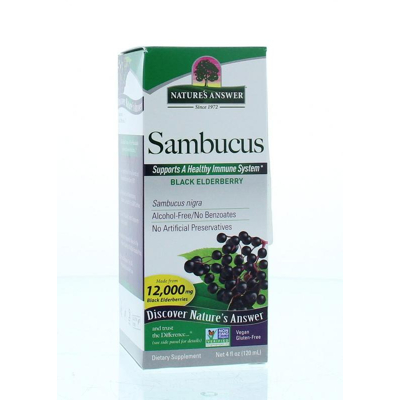 Afbeelding van Natures Answer Sambucus vlierbessen extract 12.000 mg 120 ml