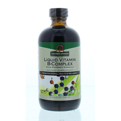 Afbeelding van Natures Answer Vloeibaar Vitamine B complex Liquid Vitamin 240 ml