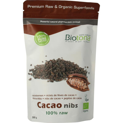 Afbeelding van Biotona Cacao Nibs 100% Raw