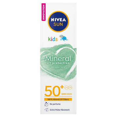 Afbeelding van Nivea Sun Kids Mineral UV Protection Zonnebrand voor gezicht SPF50+