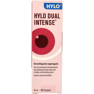 Afbeelding van Hylo Dual Intense Oogdruppels 2mg/ml Flacon 10ml