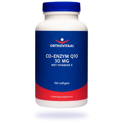 Afbeelding van Orthovitaal Co enzym Q10 30mg Met Vitamine E 150sft