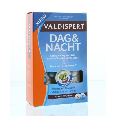 Afbeelding van 25% korting Valdispert Dag &amp; Nacht (2x30 Tabletten)