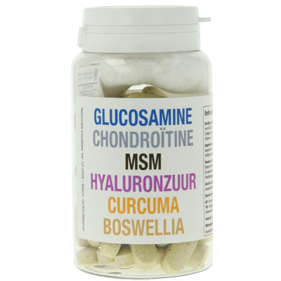 Afbeelding van Snp Glucosamine Chondro Msm Hyaluron Curcum Boswellia, 90 tabletten