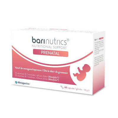 Afbeelding van Metagenics Barinutrics Prenatal 60CP
