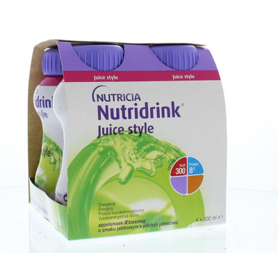 Afbeelding van Nutridrink Juice Style Appel, 4 stuks