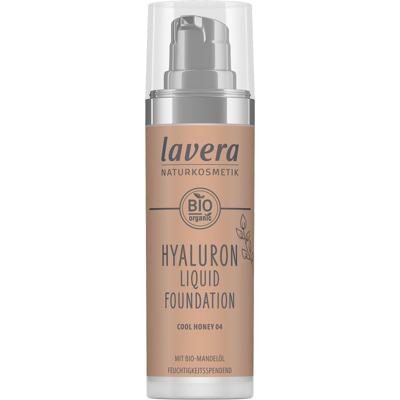 Afbeelding van Lavera Hyaluron Liquid Foundation Cool Honey 04 Bio, 30 ml