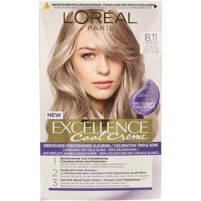 Afbeelding van Excellence Cool Creme 8.11 Ultra As Lichtblond 1set