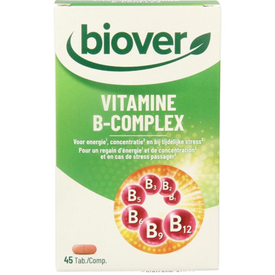 Afbeelding van Biover Vitamine B Complex All Day, 45 tabletten