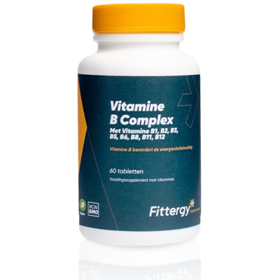 Afbeelding van Fittergy Vitamine B Complex Tabletten 60TB