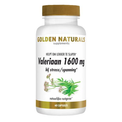 Afbeelding van Golden Naturals Valeriaan 1600mg 60ca
