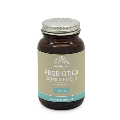 Afbeelding van Mattisson Probiotica 30 Miljard Cfu met Prebiotica, 60 capsules