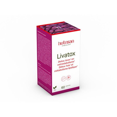 Afbeelding van Nutrisan Livatox 60 Vegetarische capsules