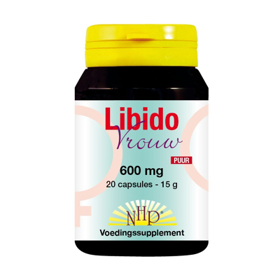 Afbeelding van Nhp Libido Vrouw 600mg Puur, 20 capsules