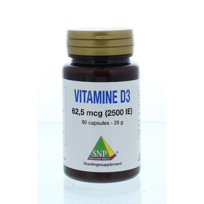 Afbeelding van SNP Vitamine D3 2500IE 90 capsules