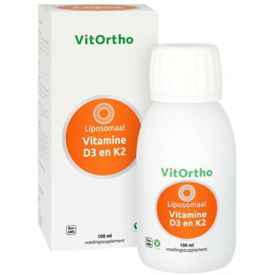 Afbeelding van Vitortho Vitamine D3 en K2 liposomaal 100 ml
