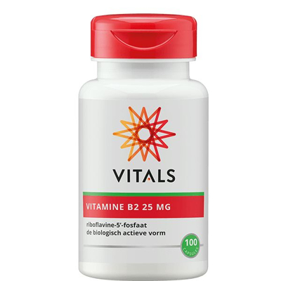 Afbeelding van Vitals Vitamine B2 25mg Capsules