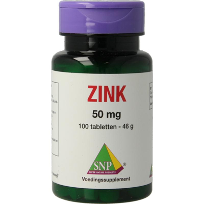 Afbeelding van SNP Zink 50 mg 100 tabletten