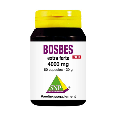 Afbeelding van SNP Bosbes extra forte 4000 mg puur 60 capsules