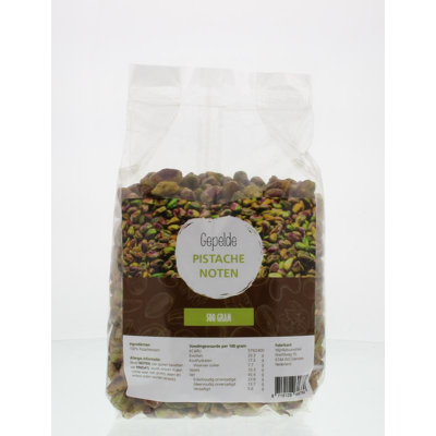 Afbeelding van Mijnnatuurwinkel Gepelde pistache noten 500 g